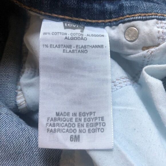 Levi’s 550 Jeans, Relaxed Boot Cut, Blue Size 6M - Picture 4 of 6